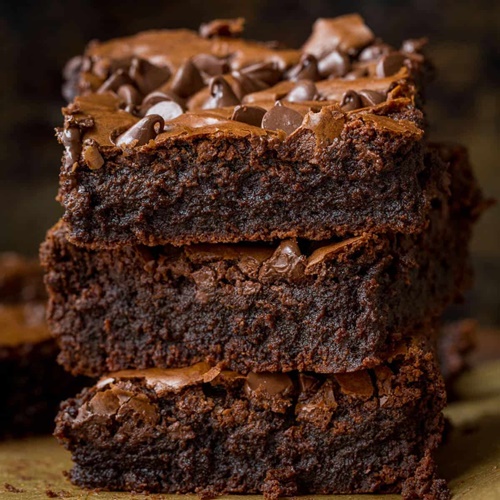 Fudgy Brownie No Bake Brownie 