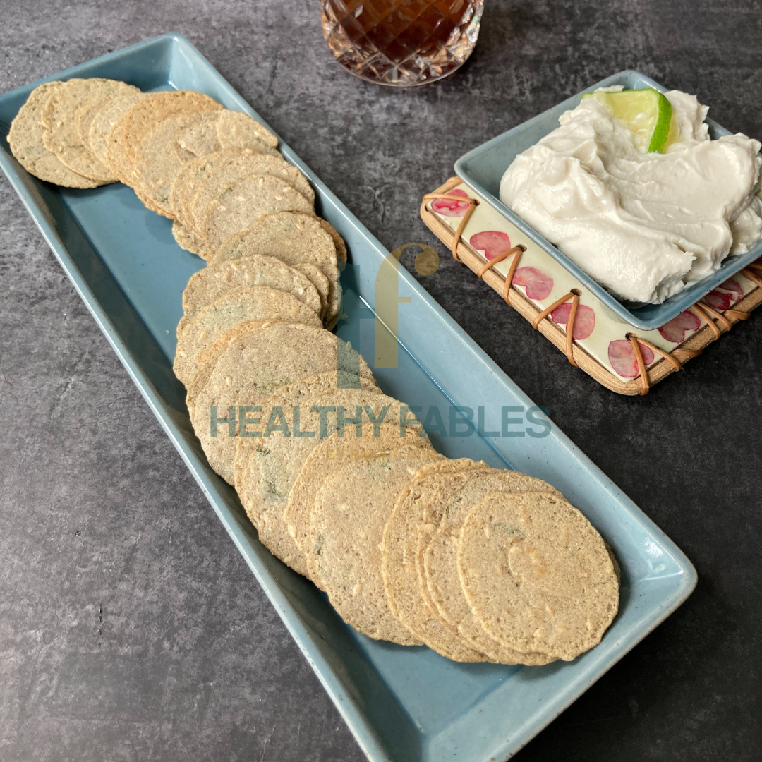 Amaranth Dill Onion Crackers 