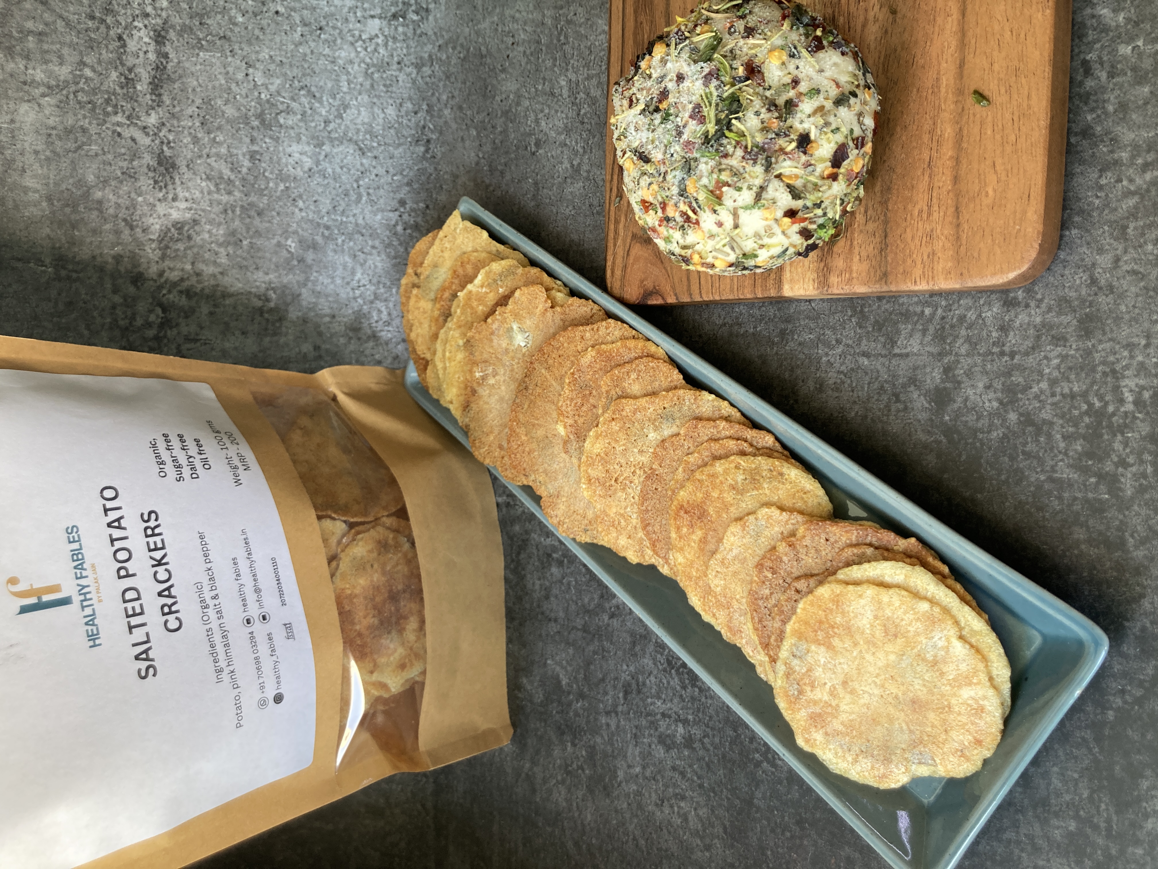 Salted Potato Crackers