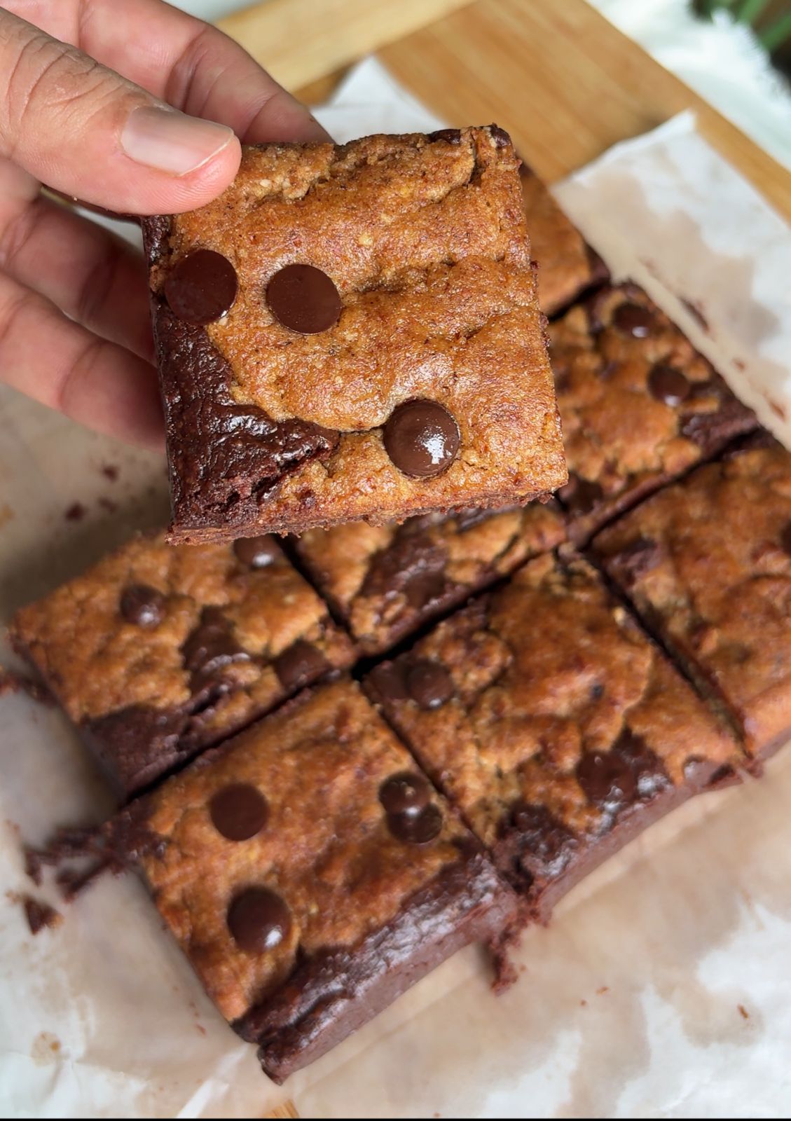 BROOKIE (Cookie dough brownie)