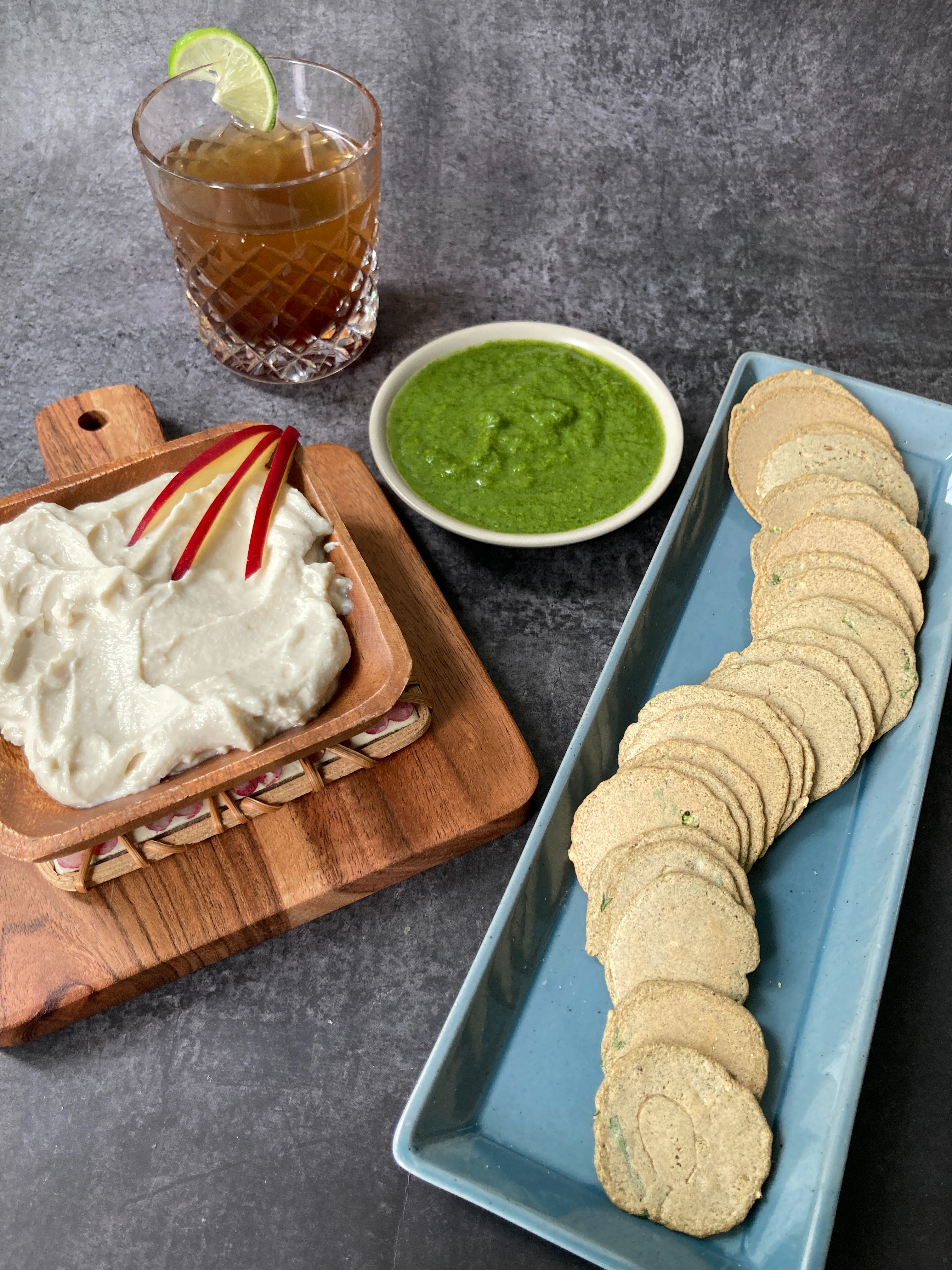 Masoor Rosemary Crackers